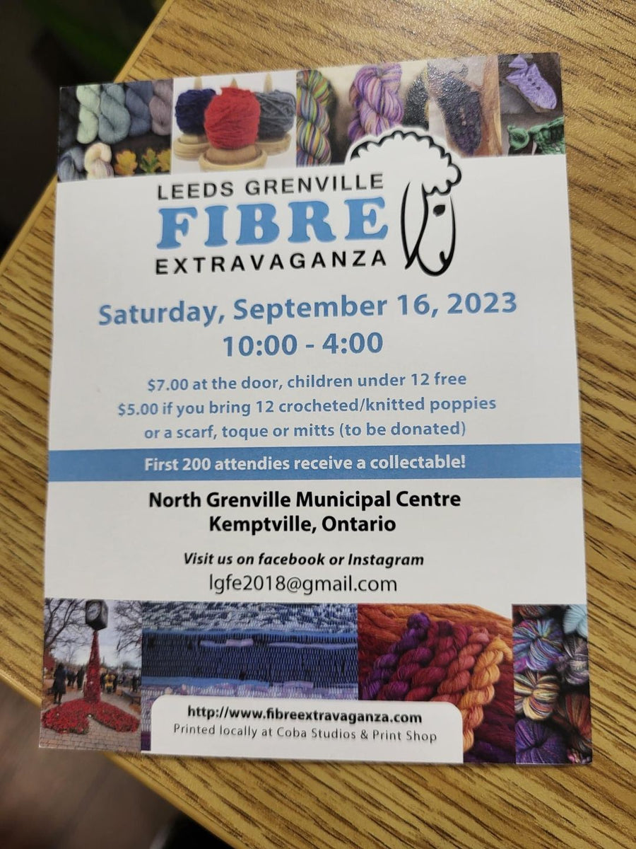 Leeds Grenville Fibre Extravaganza A River Of Yarn