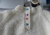 Child's Placket Neck Sweater Knitting Kit