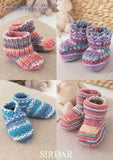 Sirdar Snuggly Baby Crofter Fair Isle Effect DK Pattern Leaflets