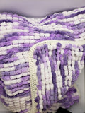 Hand Knit Baby Snowball Blankets