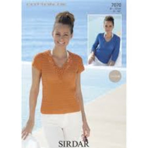 7070 Sirdar Cotton DK Pattern Leaflet