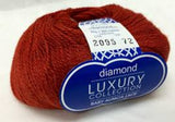 Diamond Luxury Baby Alpaca Lace yarn ball red