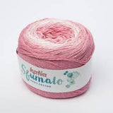 Katia Sfumato Cake Yarn pink white