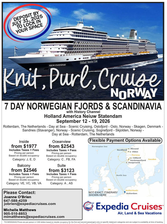 Knit Purl Cruise Norway