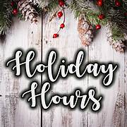 Holiday Studio Hours