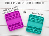Colorful Row Counters | Knitting & Crochet
