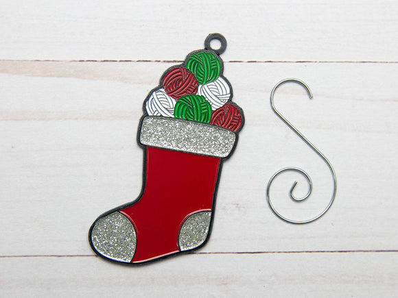 Yarn Stocking |  Christmas Ornament