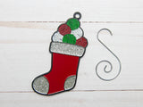 Yarn Stocking |  Christmas Ornament