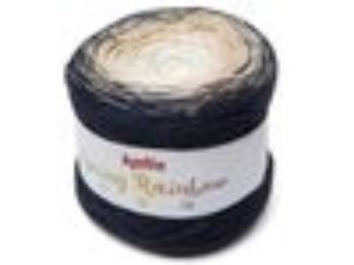 Katia Spring Rainbow Yarn cake colour 52 white beige black