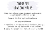 Colorful Row Counters | Knitting & Crochet
