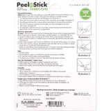 FABRIC FUSE Peel n Stick Sheets by HeatnBond - 10.8cm x 12.7cm (41⁄4″ x 5″) - 4pcs