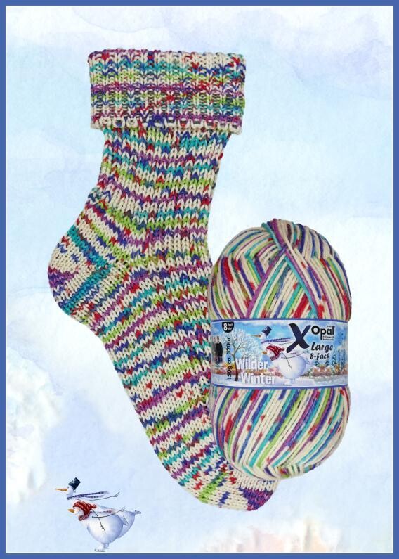 Opal XLarge Wilder Winter 8-fach/8-ply Sock Yarn | A River Of Yarn
