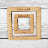 Gauge Swatch Ruler