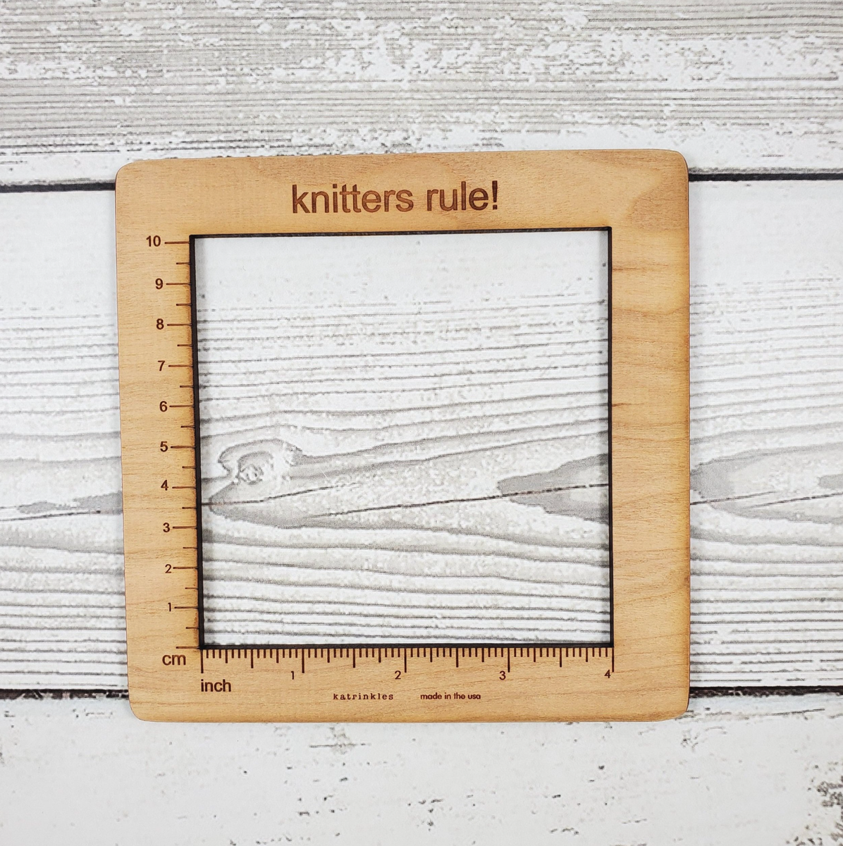 River Ruler Gauge Swatch Ruler | A River Of Yarn