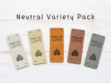 Made With Love | Fold Over Tags
