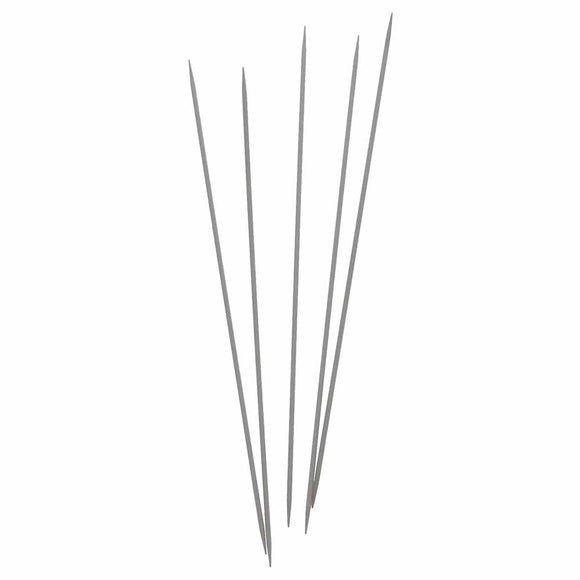 UNIQUE KNITTING Double Point Knitting Needles 15cm (6″) - Set of 5 Aluminum