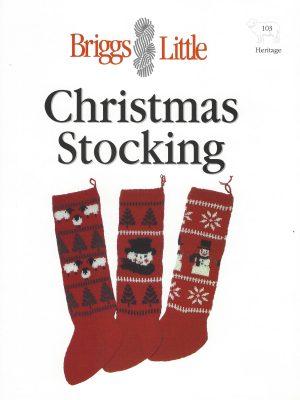 Briggs & Little Christmas Stocking Knitting Pattern