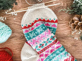 Holiday Doodle Stocking Curated Yarn Kit