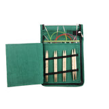 KNITTER'S PRIDE Bamboo Deluxe Normal Interchangeable Circular Knitting Needles Set - 10 sizes