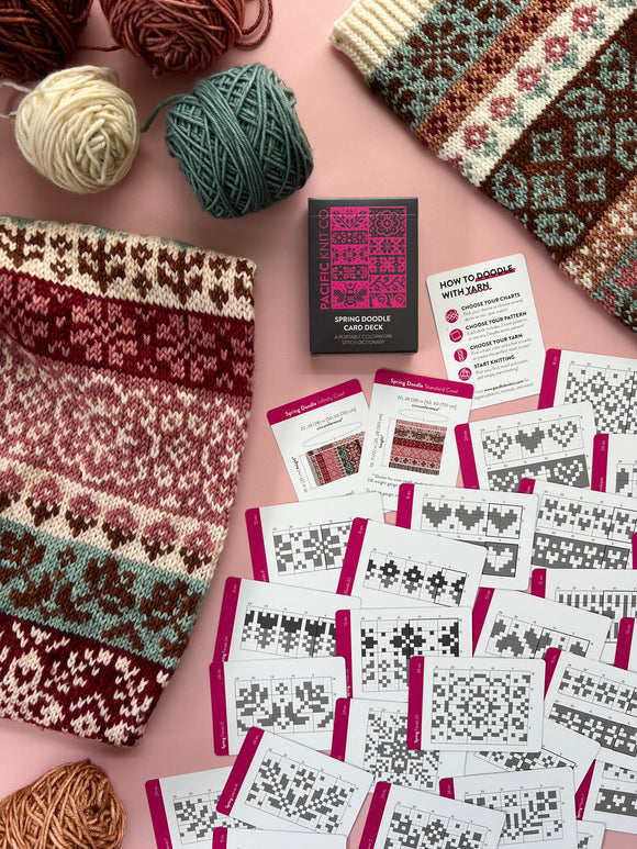 Spring Doodle Card Deck Curated Yarn Kit