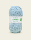 Sirdar Loveful 100% recycled tweed DK yarn Frost