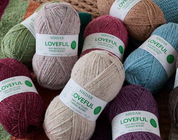 Sirdar Loveful 100% Recycled Tweed DK Yarn