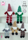 King Cole Tinsel Chunky Yarn Pattern Leaflets