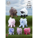 King Cole Tinsel Chunky Yarn Pattern Leaflets