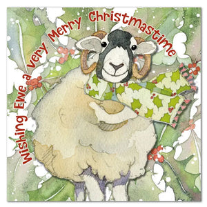 Wishing Ewe Christmas Card 6 Pack