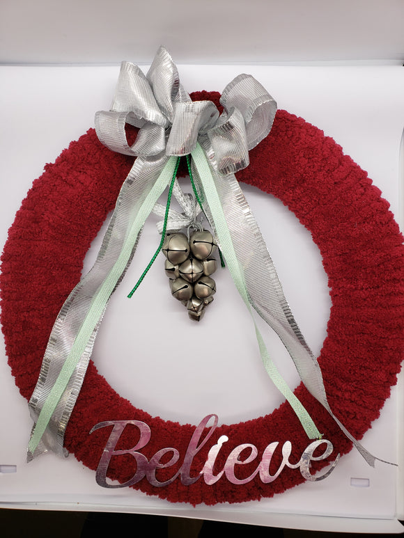 Christmas Wreath - Believe - 15
