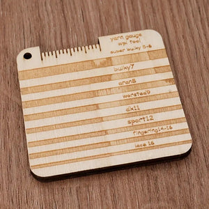 Wooden Knitting WPI Tool