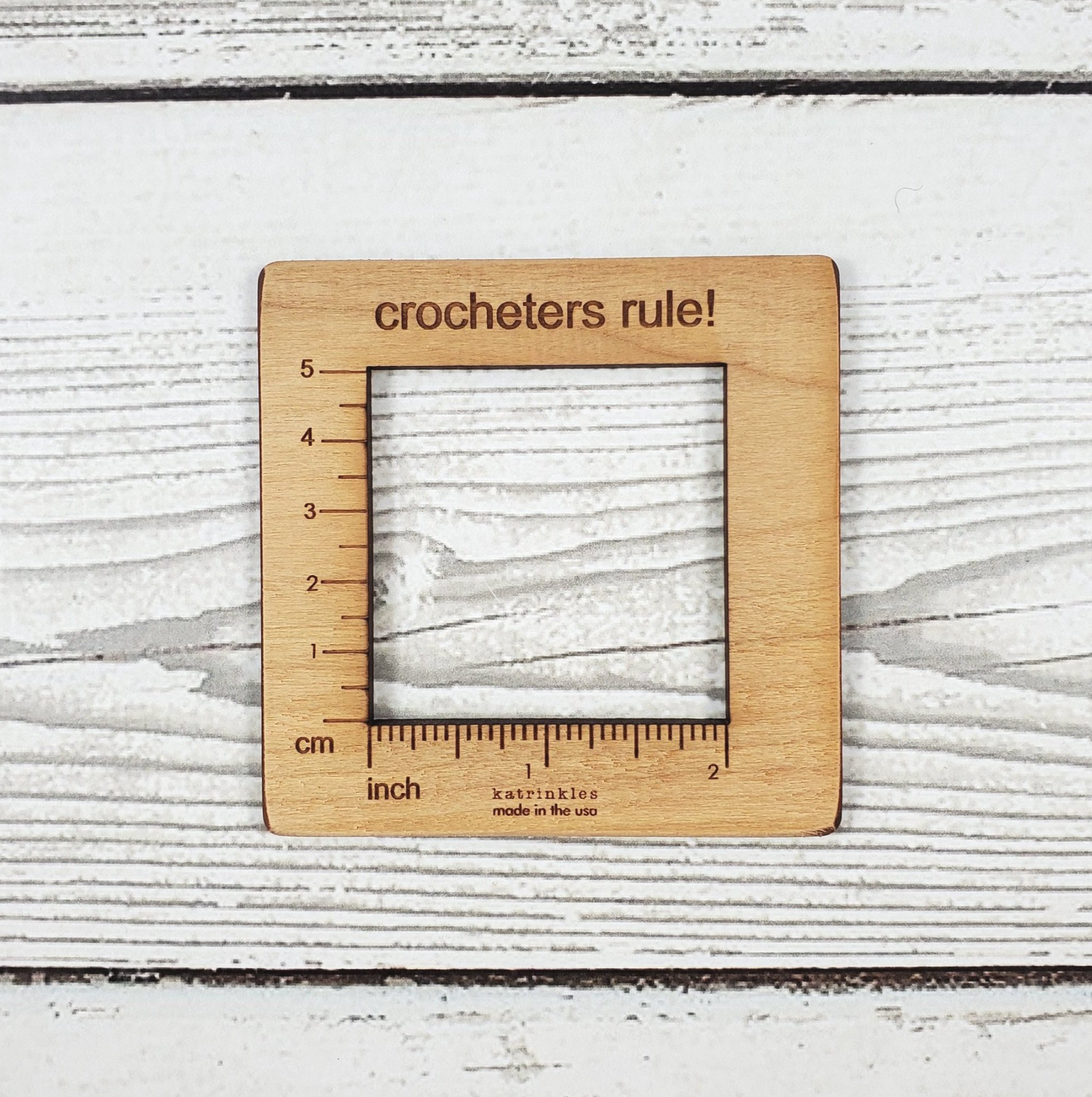 River Ruler Gauge Swatch Ruler | A River Of Yarn