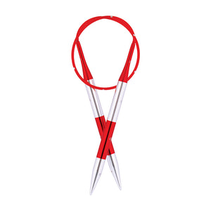 KNITPRO SmartStix 16"/40cm Fixed Circular Needle Red