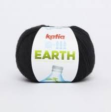 Katia Earth Yarn ball colour 206 black