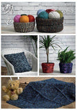 4341 King Cole Raffia Baskets, Front Cushion Cover, Plant Pot Covers Kit