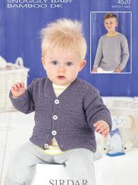 Sirdar Snuggly Baby Bamboo DK Yarn Knitting Pattern Leaflets