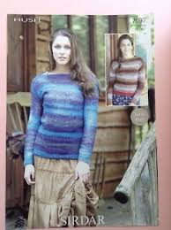 Sirdar 7097 Hush Woman's Sweater Pattern Kit