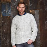 9007 Stylecraft Alpaca Tweed DK Men's Round & V-neck Sweaters pattern leaflet