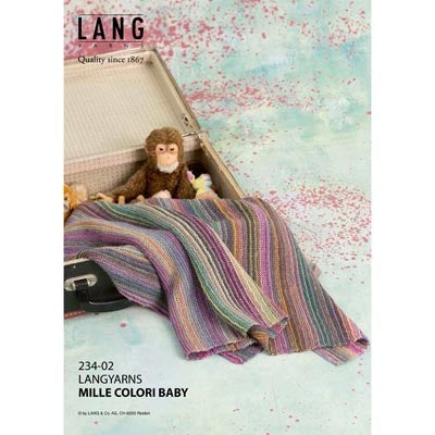 Lang Mille Colori Baby Knit Blanket Knitting Kit