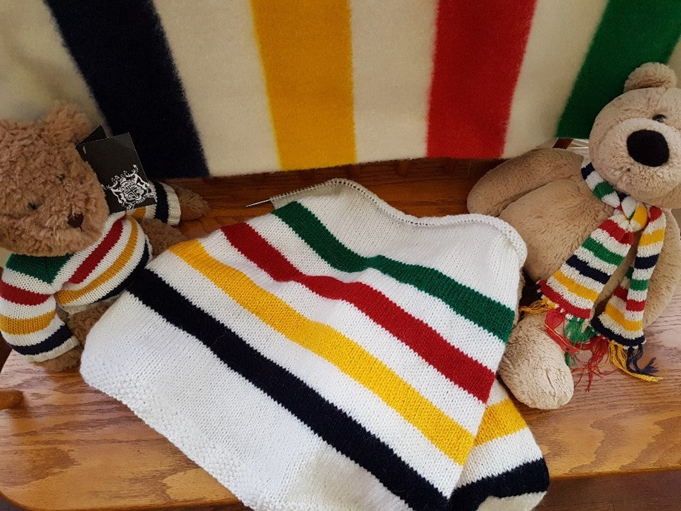 Hudson s Bay Inspired Baby Blanket E Pattern