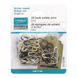Unique Bulb Safety Pins
