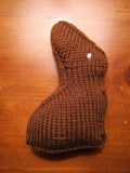 Knit Chocolate Bunny