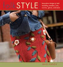 Folk Style Knitting Pattern Book