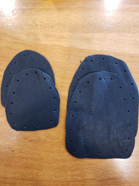 100% leather slipper soles with holes size small 